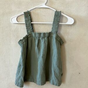 Girls square neck tank